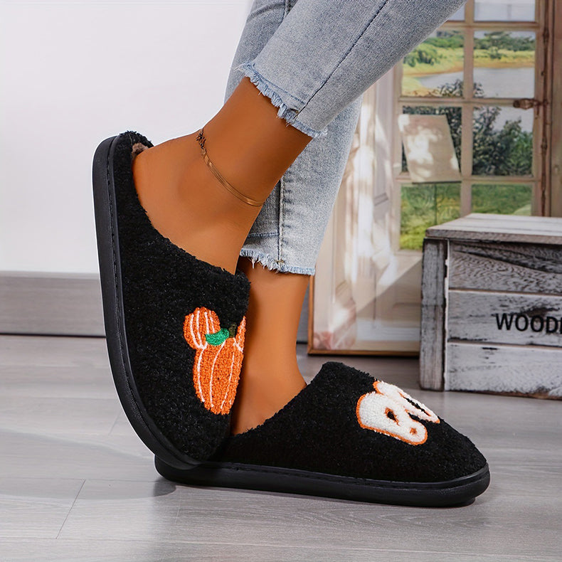 Pumpkin Casual Home Halloween Slippers