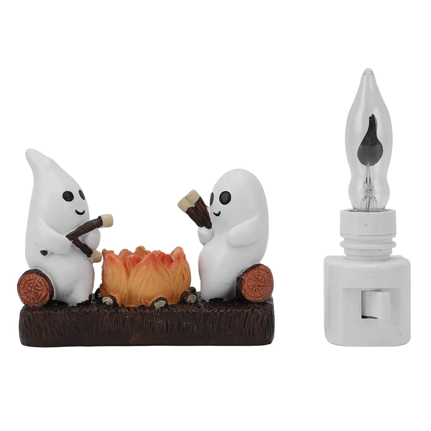 Ghost Campfire Flickering Night Light.