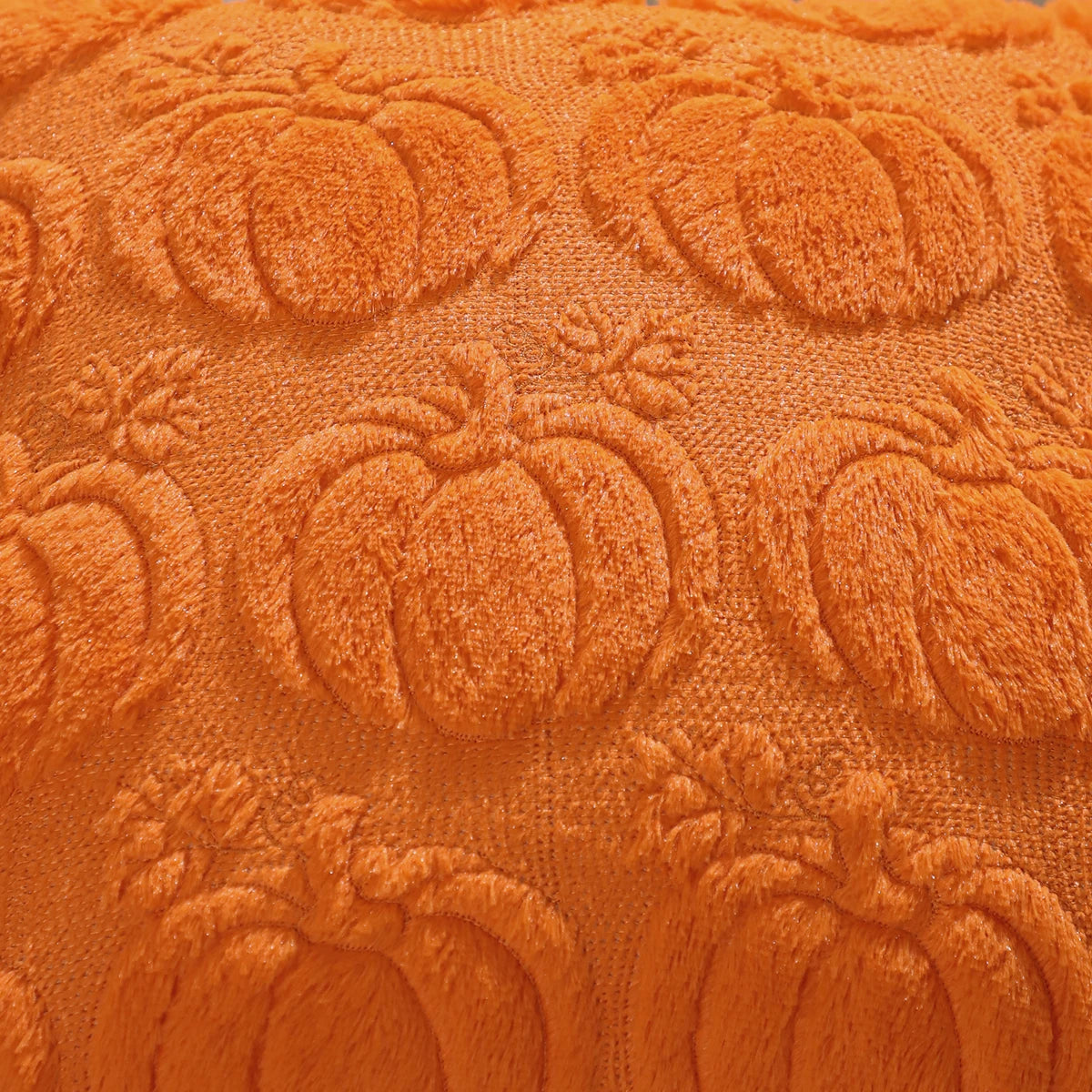 Halloween Decoration Pumpkin Ghost Quilting Plush Pillow 18x18