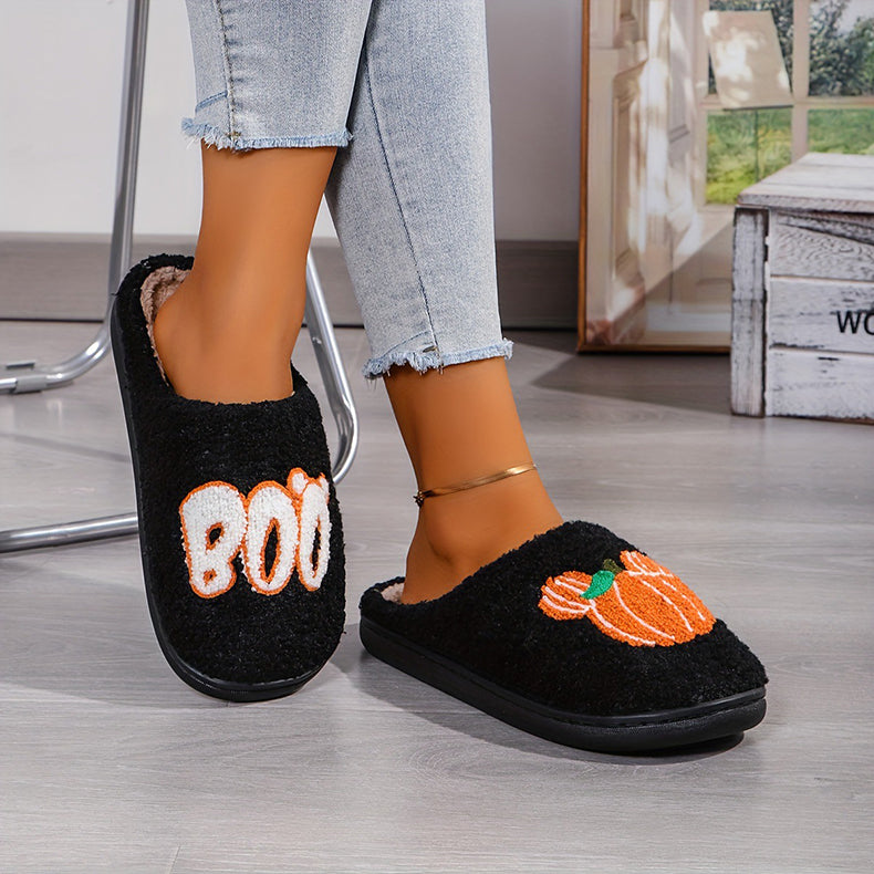 Pumpkin Casual Home Halloween Slippers