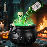 Witch Bowl  Mist Maker Cauldron with Floating Bottle