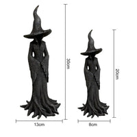 Witch Statue Spooky Halloween Witch Statue Sculpture