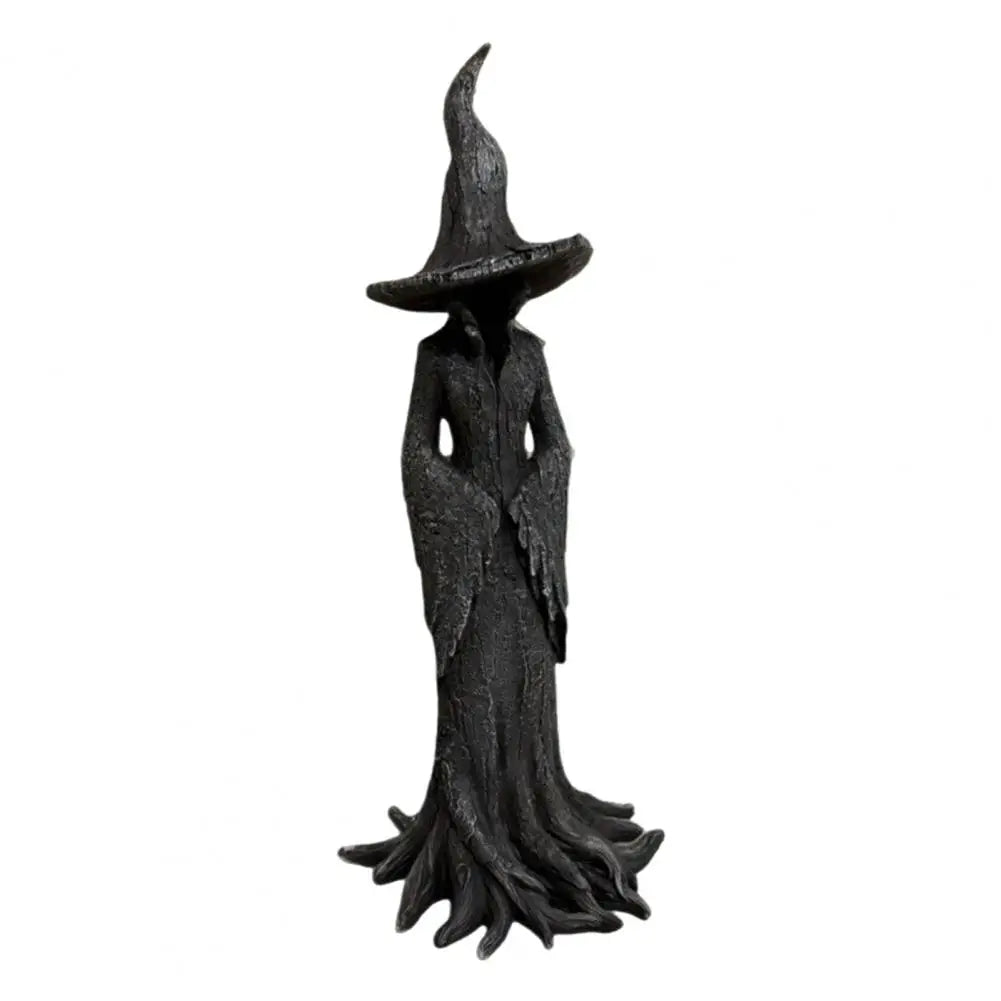 Witch Statue Spooky Halloween Witch Statue Sculpture