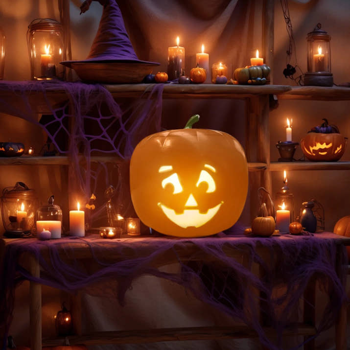 Talking and Singing Night Light Animated Pumpkin