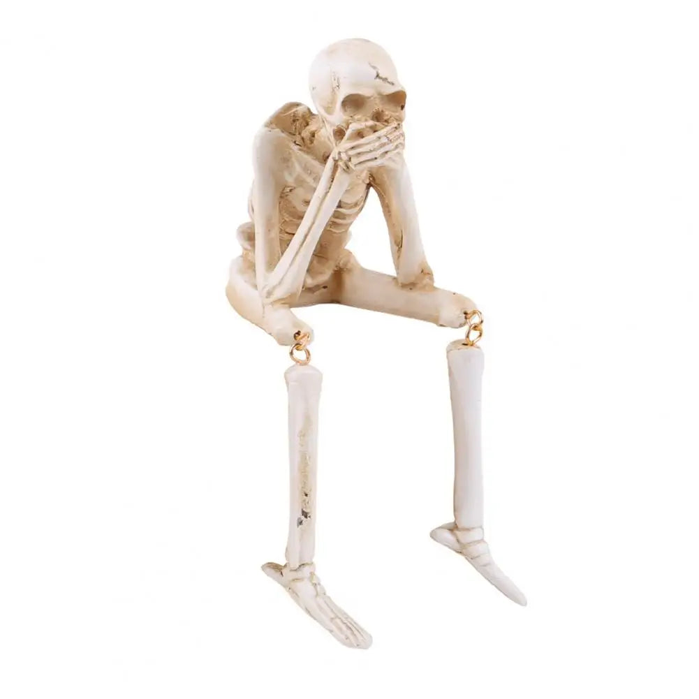 Skeleton Pose Decor  Halloween  Statues Set