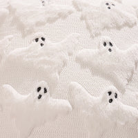 Halloween Decoration Pumpkin Ghost Quilting Plush Pillow 18x18