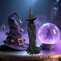 Witch Statue Spooky Halloween Witch Statue Sculpture