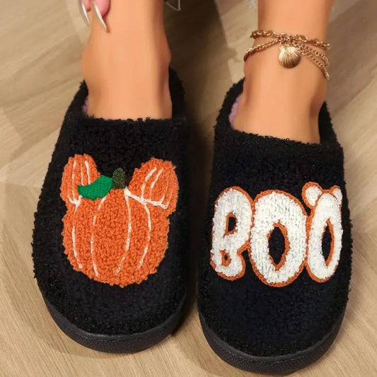 Pumpkin Casual Home Halloween Slippers