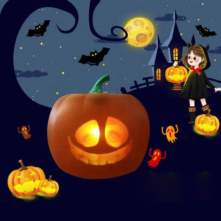 Talking and Singing Night Light Animated Pumpkin