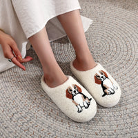 Black Halloween Horror  Pumpkin Ghost Pattern Thick-Soled Comfortable Slippers