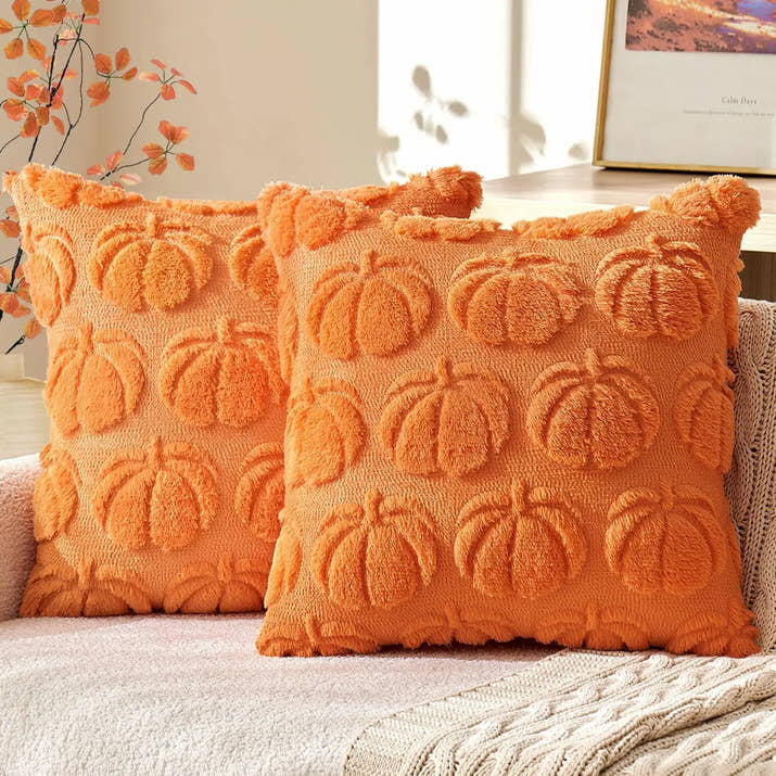 Halloween Pumpkin Pillow Covers Decorative Pattern Pillowcases 18x18