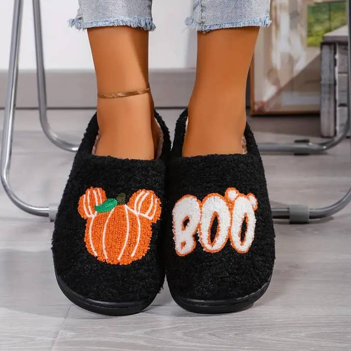 Pumpkin Casual Home Halloween Slippers