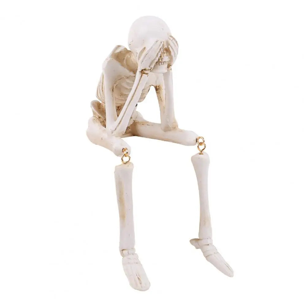 Skeleton Pose Decor  Halloween  Statues Set
