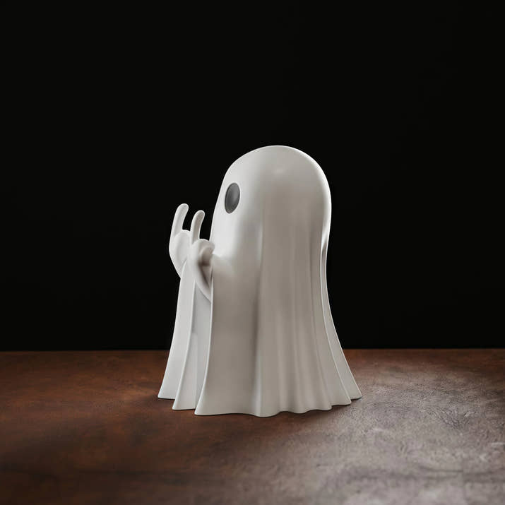Middle Finger Ghost Statue