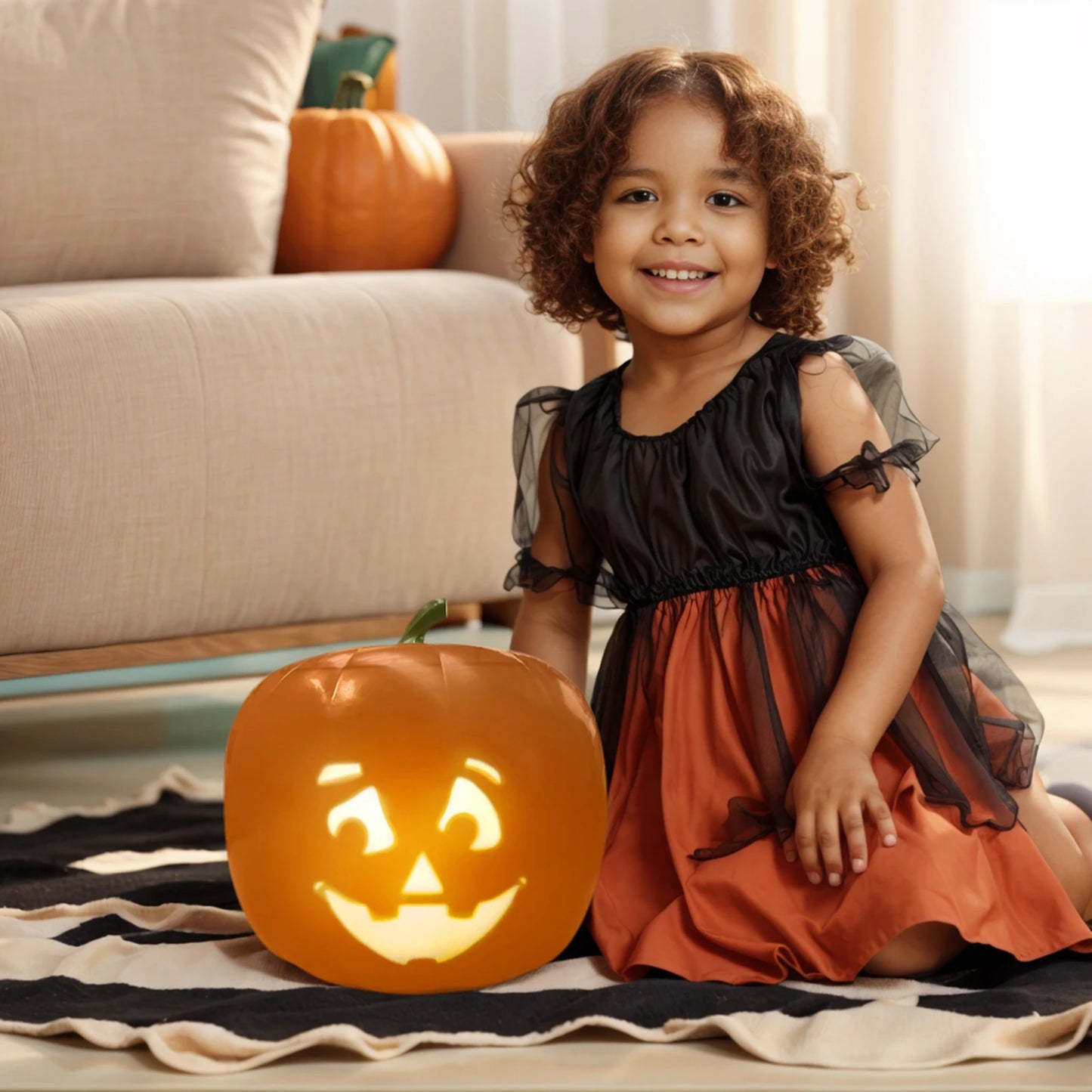 Talking and Singing Night Light Animated Pumpkin